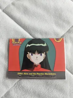 Topps Blue Logo Pokemon Card - EP21 Abra and the Psychic Showdown Non-Holo - Image 1