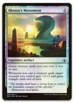 Rhonas's Monument #236 (Foil) (LP) Amonkhet AKH Magic MTG - Image 1