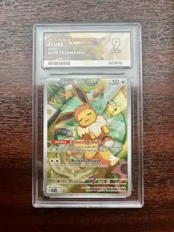 Pokemon TCG Eevee Prismatic Evolutions Promo SVP173 ACE 9 - Image 1