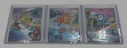Pokemon First Partner Illustration Collection Series 1 Gen 4 Sinnoh Starters NM - Image 1