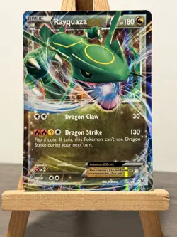 Pokemon TCG: Rayquaza EX 60/108 Roaring Skies Half Art Ultra Rare - Image 1