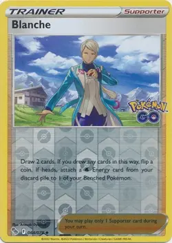 Reverse Holo Blanche 064/078 Uncommon Pokemon GO Pokemon TCG NM - Image 1