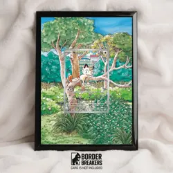 106/094 Meowth) Pokemon Extended Art Frame - Phantasmal Flames - 5x7 - Image 1