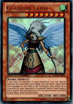 Yugioh Guardian Eatos LC03-EN003 Limited Edition Ultra Rare NM - Image 1
