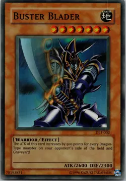 Yugioh Buster Blader DL1-002 Super Rare NM - Image 1