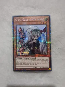 RA05-EN131 Ghost Ogre & Snow Rabbit Variant Art Starlight Rare 1st Ed YuGiOh - Image 1