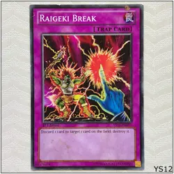 Raigeki Break - YS12-EN031 - Common 1st Edition Yugioh - Image 1