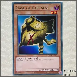 Mask of Darkness - MRD-EN014 - Rare Unlimited Yugioh - Image 1