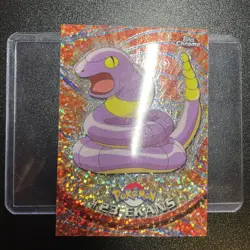 2000 Topps Chrome Pokemon Card # 23 Ekans SPARKLE CHROME TV Animation - Image 1