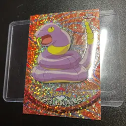 2000 Topps Chrome Pokemon Card # 23 Ekans SPARKLE CHROME TV Animation - Image 2