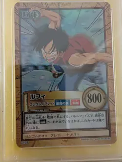LUFFY 2001 One Piece Grand Line2 Card C428 VINTAGE Japan PSA GEM MINT 10 - Image 2