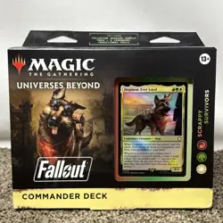 MTG Universes Beyond: Fallout Scrappy Survivors Commander Deck - NEW SEALED 195166228532 - Image 1