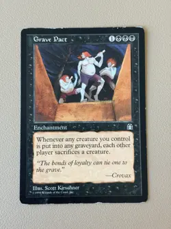 Grave pact - English - MTG STH Stronghold - MP - Image 1