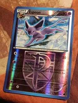 Espeon 48/116 2013 B&W Plasma Freeze Pokemon Card TCG Reverse Holo - LP - Image 1