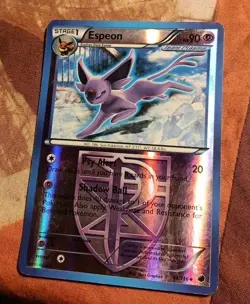 Espeon 48/116 2013 B&W Plasma Freeze Pokemon Card TCG Reverse Holo - LP - Image 2