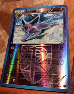 Espeon 48/116 2013 B&W Plasma Freeze Pokemon Card TCG Reverse Holo - LP - Image 3