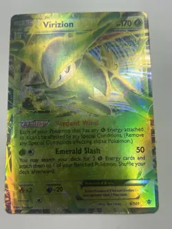 Virizion EX - 9/101 - Pokemon Plasma Blast Black & White Ultra Rare Card MP - Image 1