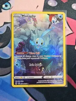 Manaphy GG06/GG70 Crown Zenith Galarian Gallery Ultra Rare Full Art Pokemon NM - Image 1