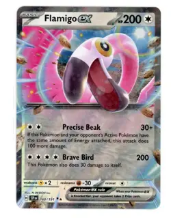 Flamingo Ex 160/191 Double Rare Holo Pokemon TCG Surging Sparks Card -NM - Image 1