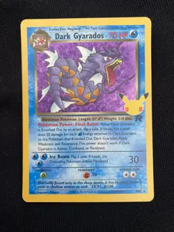 Pokemon TCG Dark Gyarados 8/82 Celebrations Stamped NM - Image 1