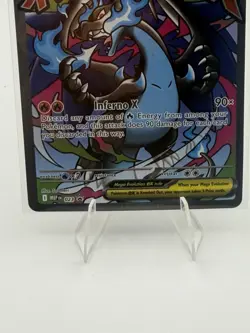 Pokemon Mega Charizard X EX 360 HP Promo Holo Me: Mega Evolution 023 English - Image 4
