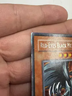 Red-Eyes Black Metal Dragon FMR-001 Secret Rare MP Holo Scratch Yu-Gi-Oh TGC - Image 2