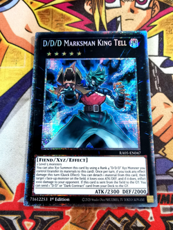 D/D/D Marksman King Tell ra05-en047 (NEW) Starlight Rare Yu-Gi-Oh! - Image 1
