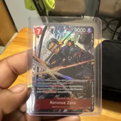 Bandai Roronoa Zoro One Piece CCG EB04-007 9000 Egghead Character - Image 1