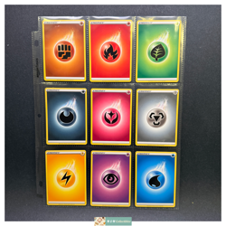 POKEMON SWSH 2020 Base NM COMPLETE Set Basic Energy Cards - LOT OF 9 - Image 1