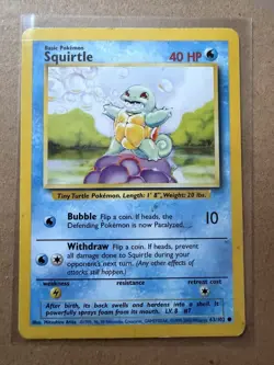 4 VINTAGE CARD BUNDLE CHARMANDER SQUIRTLE BULBASAUR AND MAGMAR POKEMON TCG - Image 2