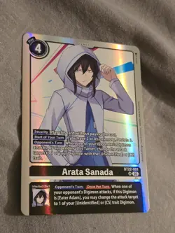 Digimon Card Game Arata Sanada BT22-091 SR Cyber Eden - Image 3