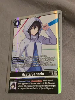 Digimon Card Game Arata Sanada BT22-091 SR Cyber Eden - Image 4