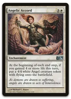 Angelic Accord #3 (NM) Magic 2014 M14 Magic MTG - Image 1