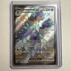 Quaquaval ex SVP084 Scarlet & Violet Full Art Black Star Promo Pokemon Card NM - Image 1