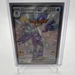 Quaquaval ex SVP084 Scarlet & Violet Full Art Black Star Promo Pokemon Card NM - Image 2
