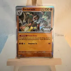 Barbaracle #65 Mega Evolutions Promo Perfect Order Stamp Holo Pokemon TCG - Image 1