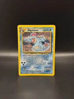 Pokemon “Aligatueur” Feraligatr French 5/111 Neo Genesis Holo Rare Pokemon TCG - Image 1