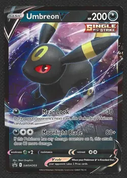 Pokemon Umbreon V SWSH203 Black Star Promo Near Mint NM - Image 1