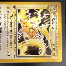 Pokemon Raichu 21/64 Neo Revelation 1st Edition Rare Stage 1 HP80 English - Image 2