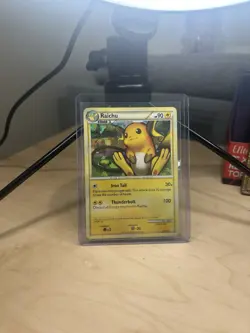 Pokemon Raichu 10/123 Heartgold & Soulsilver Holo Rare 90 HP Iron Tail - Image 1