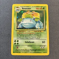 Pokemon TCG Venusaur 15/102 Holo Base Set Unlimited 1999 WOTC NM - Image 1