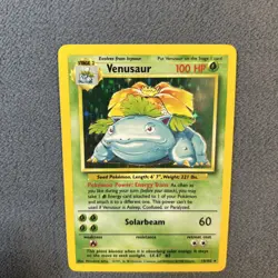 Pokemon TCG Venusaur 15/102 Holo Base Set Unlimited 1999 WOTC NM - Image 2
