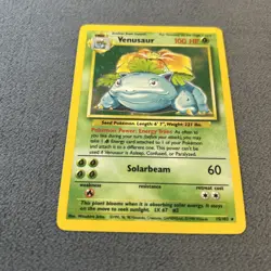 Pokemon TCG Venusaur 15/102 Holo Base Set Unlimited 1999 WOTC NM - Image 3