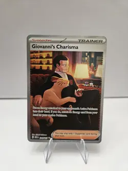 Pokemon TCG SV: Scarlet & Violet 151 Giovanni's Charisma #204/165 - Image 1