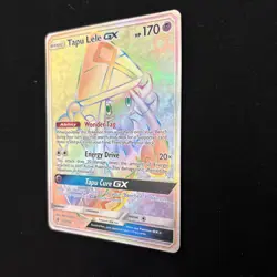 Pokemon Tapu Lele GX Guardians Rising Rainbow Secret Rare #155/145 NM BB3 - Image 2