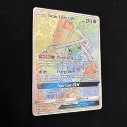 Pokemon Tapu Lele GX Guardians Rising Rainbow Secret Rare #155/145 NM BB3 - Image 3