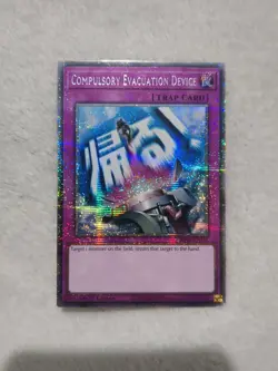 RA05-EN125 Compulsory Evacuation Device Variant Art Starlight Rare 1st Ed YuGiOh - Image 1
