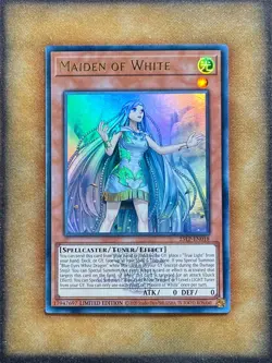 Yugioh Maiden of White 25LP-EN018 Emblazoned Ultra Rare Limited Edition NM - Image 1
