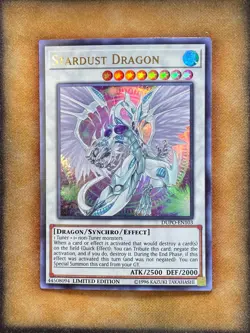 Yugioh Stardust Dragon DUPO-EN103 Ultra Rare Limited Edition NM - Image 1