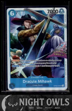 Dracule Mihawk #OP09-048 Emperors in the New World Near Mint or Better - Image 1
